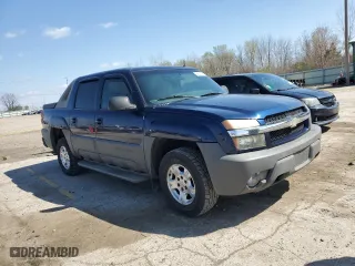 2002 Chevrolet Avalanche with VIN 3GNEK13TX2G250105, listed as a Copart auction lot 52038705 with 181,119 mi miles and Salvage Title. Bid and sale history available at carsss.com. Image 4.