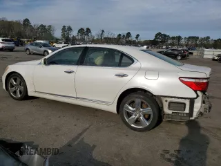2008 Lexus LS 460 L with VIN JTHGL46F985022438, listed as a Copart auction lot 49938335 with 174,887 mi miles and Salvage title. Bid and sale history available at DreamBid. Image 2.
