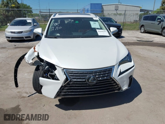 2021 Lexus NX with VIN JTJGARDZ1M5024614, listed as a IAAI auction lot 41641475 with 55,778 mi miles. Bid and sale history available at carsss.com. Image 11.