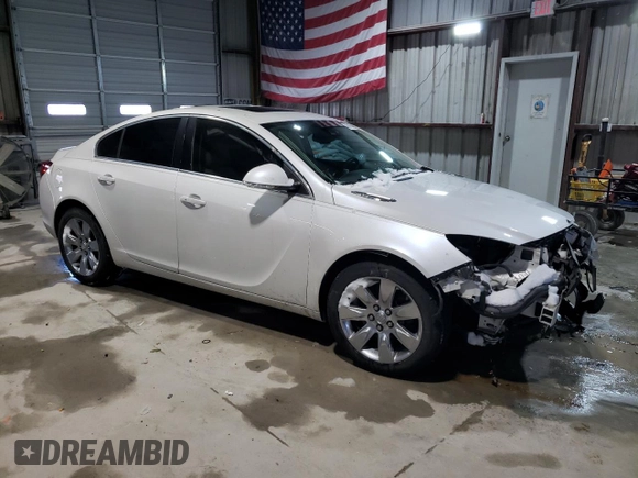2016 Buick Regal Premium II with VIN 2G4GT5GX9G9126178, listed as a Copart auction lot 46190405 with 87,437 mi miles and Salvage title. Bid and sale history available at DreamBid. Image 4.
