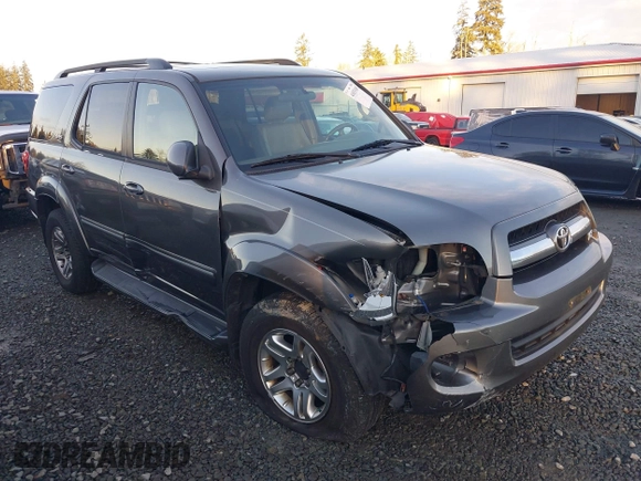 2005 Toyota Sequoia SR5 with VIN 5TDBT44A25S234574, listed as a IAAI auction lot 41033109 with 156,542 mi miles and . Bid and sale history available at DreamBid. Image 1.