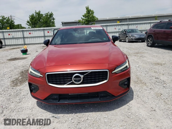 2019 Volvo S60 R-Design with VIN 7JRA22TM4KG015461, listed as a Copart auction lot 54357414 with 63,917 mi miles. Bid and sale history available at carsss.com. Image 5.