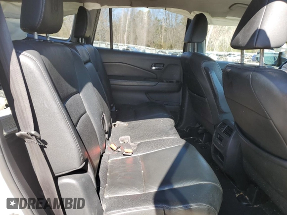 2017 Honda Pilot EX-L with VIN 5FNYF5H52HB029706, listed as a Copart auction lot 47736475 with 115,173 mi miles and Salvage Title. Bid and sale history available at carsss.com. Image 12.