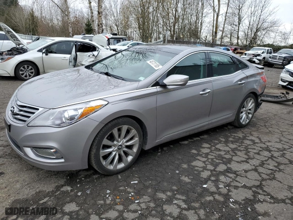 2013 Hyundai Azera with VIN KMHFH4JG0DA328620, listed as a Copart auction lot 48731105 with 89,940 mi miles and Salvage Title. Bid and sale history available at carsss.com. Image 1.