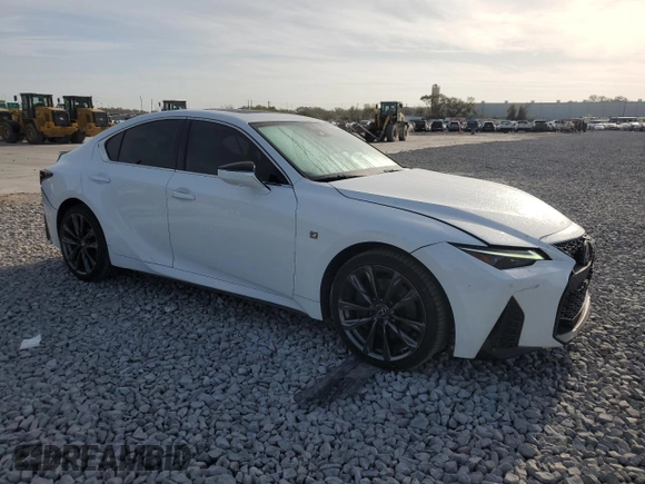 2021 Lexus IS 350 F Sport with VIN JTHGZ1E27M5019639, listed as a Copart auction lot 47351915 with 78,813 mi miles and Salvage Title. Bid and sale history available at DreamBid. Image 4.