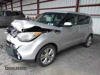 2016 Kia Soul + with VIN KNDJP3A58G7819142, listed as a IAAI auction lot 40432626 with 91,275 mi miles. Bid and sale history available at carsss.com. Image 2.