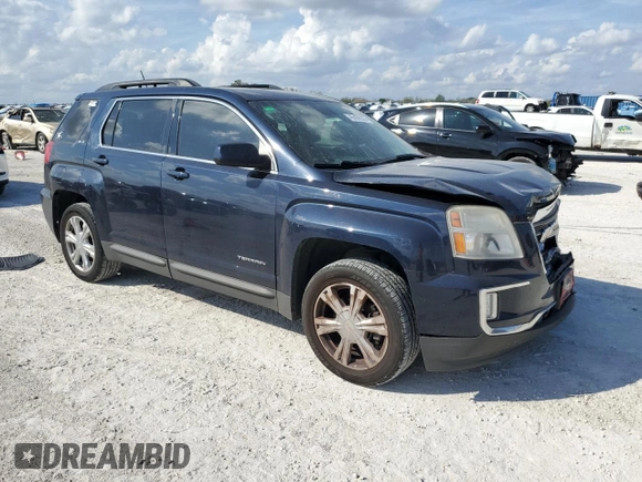 2017 GMC Terrain SLE with VIN 2GKFLTE35H6113553, listed as a Copart auction lot 45458035 with 103,928 mi miles and Salvage Title. Bid and sale history available at carsss.com. Image 4.