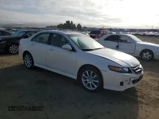 2006 Acura TSX with VIN JH4CL96826C036817, listed as a Copart auction lot 57084175 with 80,646 mi miles and Salvage title. Bid and sale history available at DreamBid. Image 4.