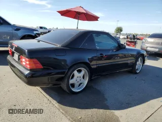 2001 Mercedes-Benz SL-Class with VIN WDBFA68F01F199440, listed as a Copart auction lot 77466294 with 148,000 mi miles and Clean Title. Bid and sale history available at carsss.com. Image 3.