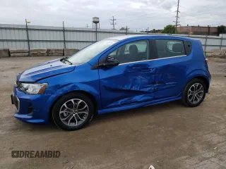2017 Chevrolet Sonic LT with VIN 1G1JD6SH8H4166472, listed as a Copart auction lot 72593214 with 29,297 mi miles and Salvage Title. Bid and sale history available at carsss.com. Image 1.