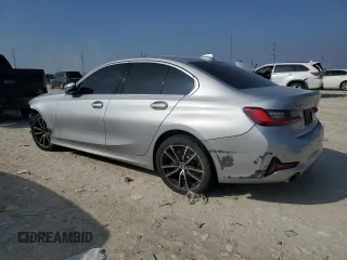 2020 BMW 3 Series 330i xDrive with VIN WBA5R7C05LFH71703, listed as a Copart auction lot 44063915 with Not Provided miles and Salvage Title. Bid and sale history available at DreamBid. Image 2.