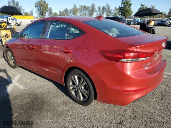 2018 Hyundai Elantra SEL with VIN 5NPD84LF1JH217630, listed as a Copart auction lot 46940535 with 75,256 mi miles and Salvage Title. Bid and sale history available at carsss.com. Image 2.