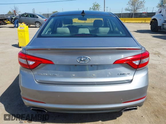 2015 Hyundai Sonata Limited with VIN 5NPE34AF1FH100238, listed as a IAAI auction lot 42001490 with 96,382 mi miles and . Bid and sale history available at carsss.com. Image 16.