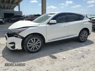2019 Acura RDX w/Technology Pkg with VIN 5J8TC1H5XKL010600, listed as a Copart auction lot 53722555 with 89,146 mi miles and Salvage Title. Bid and sale history available at carsss.com. Image 1.