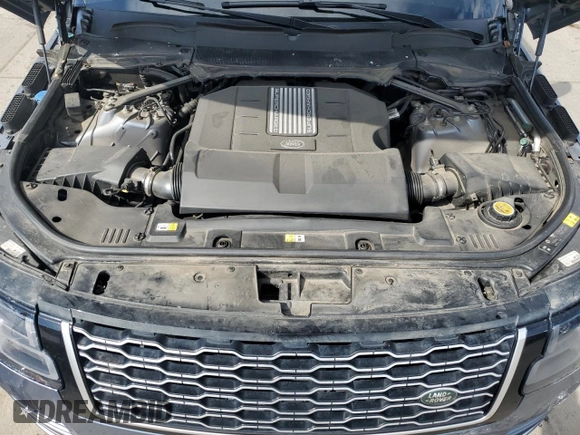 2019 Land Rover Range Rover HSE with VIN SALGS2SV8KA525147, listed as a Copart auction lot 63260595 with 47,219 mi miles and Salvage title. Bid and sale history available at DreamBid. Image 12.