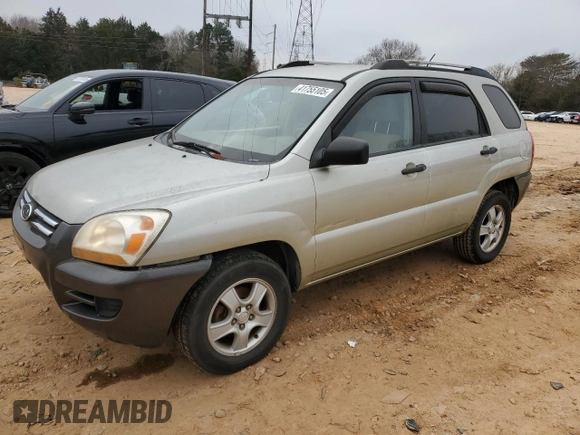 2006 Kia Sportage LX z VIN KNDJF724467145179, wystawiony jako Copart lot #41755105 z przebiegiem 250 252 mil mil oraz Szkoda całkowita • Salvage title. Historia ofert i sprzedaży dostępna na DreamBid. Obrazek 1.
