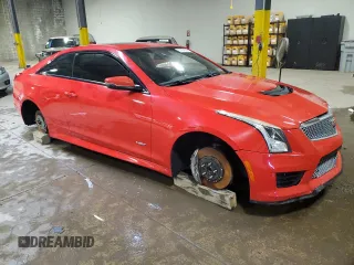 2016 Cadillac ATS-V with VIN 1G6AN1RY8G0191720, listed as a Copart auction lot 67764324 with 46,648 mi miles and Salvage Title. Bid and sale history available at carsss.com. Image 4.