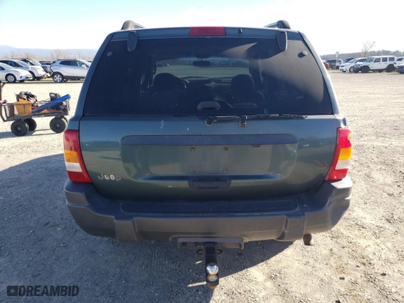 2002 Jeep Grand Cherokee Laredo with VIN 1J4GW48S52C169047, listed as a Copart auction lot 88548745 with 160,258 mi miles and Salvage Title. Bid and sale history available at carsss.com. Image 6.