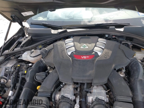 2023 Alfa Romeo Giulia Quadrifoglio with VIN ZARFAMEV9P7674979, listed as a IAAI auction lot 42514383 with 19,226 mi miles and . Bid and sale history available at DreamBid. Image 10.