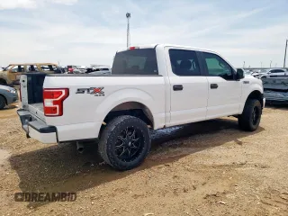 2018 Ford F-150 XL with VIN 1FTEW1EP4JKD12828, listed as a Copart auction lot 58188095 with 92,242 mi miles and Salvage title. Bid and sale history available at DreamBid. Image 3.