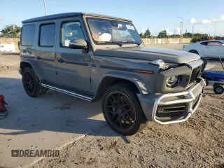 2021 Mercedes-Benz G 63 AMG with VIN W1NYC7HJXMX386092, listed as a Copart auction lot 77246233 with Not Provided miles and . Bid and sale history available at carsss.com. Image 4.