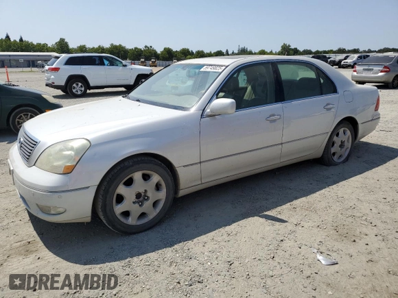 2003 Lexus LS 430 z VIN JTHBN30F930094558, wystawiony jako Copart lot #59749825 z przebiegiem 254 174 mil mil oraz Czysty tytuł • Clean title. Historia ofert i sprzedaży dostępna na DreamBid. Obrazek 1.