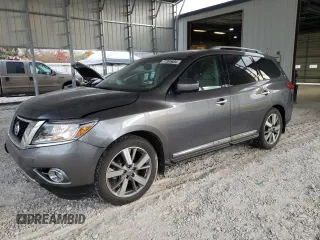2016 Nissan Pathfinder SV with VIN 5N1AR2MN4GC620799, listed as a Copart auction lot 77395684 with 111,234 mi miles and Salvage Title. Bid and sale history available at carsss.com. Image 1.