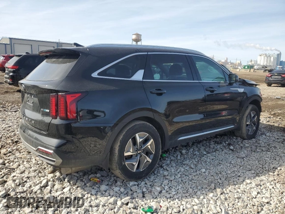 2021 Kia Sorento EX with VIN KNDRH4LG2M5033557, listed as a Copart auction lot 48209075 with 57,705 mi miles and Salvage title. Bid and sale history available at DreamBid. Image 3.