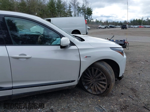 2023 Acura RDX Advance with VIN 5J8TC2H89PL014600, listed as a IAAI auction lot 42044867 with 30,190 mi miles and . Bid and sale history available at DreamBid. Image 6.