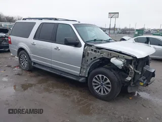 2017 Ford Expedition EL XLT with VIN 1FMJK1HT7HEA53047, listed as a IAAI auction lot 41157755 with 151,094 mi miles. Bid and sale history available at carsss.com. Image 1.