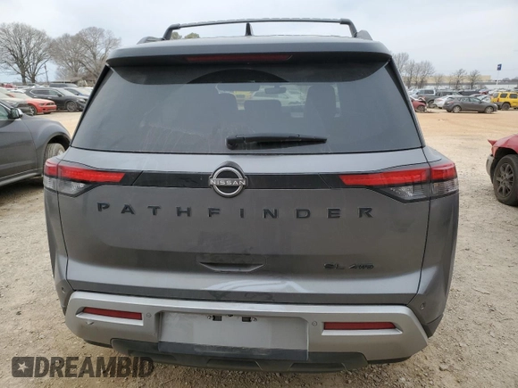 2023 Nissan Pathfinder SL z VIN 5N1DR3CC2PC219853, wystawiony jako Copart lot #47765435 z przebiegiem 30 511 mil mil oraz Szkoda całkowita • Salvage title. Historia ofert i sprzedaży dostępna na DreamBid. Obrazek 6.