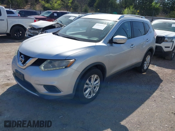 2015 Nissan Rogue SV with VIN KNMAT2MV7FP542872, listed as a IAAI auction lot 42014716 with 134,240 mi miles and . Bid and sale history available at DreamBid. Image 2.