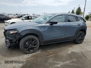 2023 Mazda CX-30 S Carbon Edition with VIN 3MVDMBCM5PM560912, listed as a Copart auction lot 59174445 with 5,247 mi miles and Salvage title. Bid and sale history available at DreamBid. Image 1.