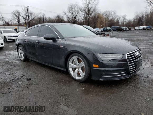 2016 Audi A7 3.0 Prestige with VIN WAU2GAFC8GN076071, listed as a Copart auction lot 48846595 with 83,510 mi miles and Salvage Title. Bid and sale history available at carsss.com. Image 4.