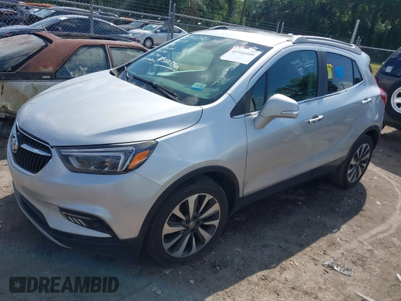 2019 Buick Encore Essence with VIN KL4CJCSM2KB874296, listed as a IAAI auction lot 41916400 with 255,787 mi miles. Bid and sale history available at carsss.com. Image 18.