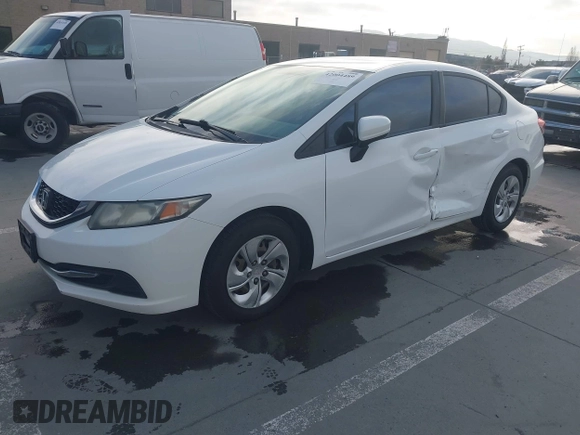 2014 Honda Civic LX with VIN 19XFB2F52EE200749, listed as a IAAI auction lot 42004489 with 213,818 mi miles and . Bid and sale history available at DreamBid. Image 17.