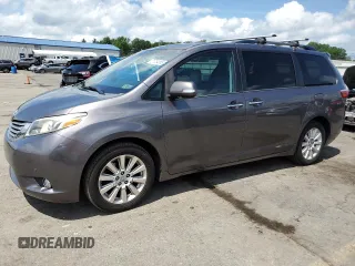 2015 Toyota Sienna Limited with VIN 5TDDK3DC9FS099733, listed as a Copart auction lot 61034865 with 90,454 mi miles and Salvage title. Bid and sale history available at DreamBid. Image 1.