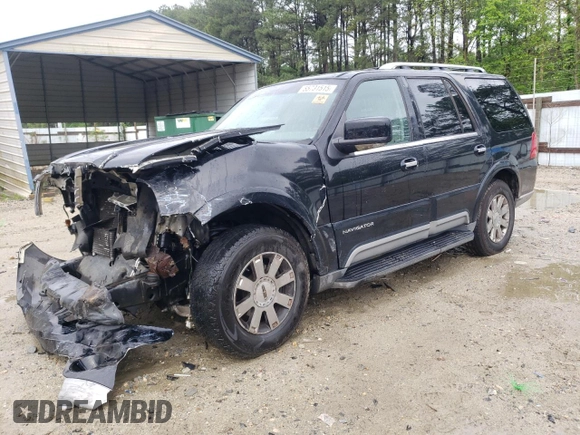 2004 Lincoln Navigator Luxury with VIN 5LMFU28R24LJ29044, listed as a Copart auction lot 55731515 with 240,566 mi miles and Salvage title. Bid and sale history available at DreamBid. Image 1.