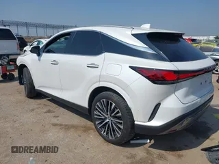 2025 Lexus RX 350h with VIN 2T2BBMCA7SC071814, listed as a IAAI auction lot 42322360 with 4,112 mi miles and . Bid and sale history available at DreamBid. Image 3.