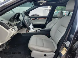 2011 Mercedes-Benz C 300 Sport with VIN WDDGF8BBXBR138708, listed as a Copart auction lot 60682165 with 135,153 mi miles and Clean title. Bid and sale history available at DreamBid. Image 7.