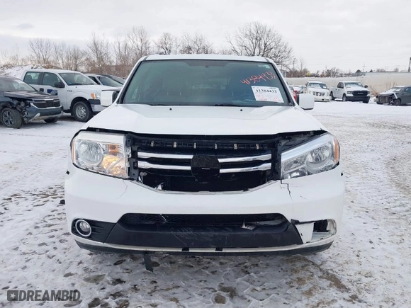 2014 Honda Pilot EX-L with VIN 5FNYF4H52EB028447, listed as a IAAI auction lot 41384433 with 117,677 mi miles. Bid and sale history available at carsss.com. Image 12.