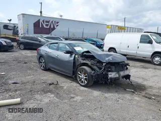 2018 Nissan Maxima SV with VIN 1N4AA6APXJC384102, listed as a IAAI auction lot 41907089 with 91,321 mi miles and . Bid and sale history available at DreamBid. Image 1.