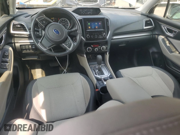 2019 Subaru Forester Premium with VIN JF2SKAGC1KH577229, listed as a Copart auction lot 60798565 with 43,035 mi miles and Salvage title. Bid and sale history available at DreamBid. Image 8.