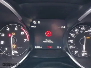 2022 Alfa Romeo Stelvio Ti with VIN ZASPAKBN5N7D24275, listed as a IAAI auction lot 41360975 with 24,668 mi miles. Bid and sale history available at carsss.com. Image 7.
