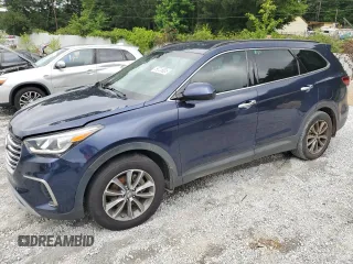 2018 Hyundai Santa Fe SE z VIN KM8SM4HF3JU271217, wystawiony jako Copart lot #59725005 z przebiegiem 137 519 mil mil oraz Czysty tytuł • Clean title. Historia ofert i sprzedaży dostępna na DreamBid. Obrazek 1.