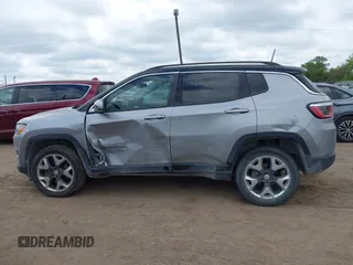 2018 Jeep Compass Limited with VIN 3C4NJDCB9JT267021, listed as a IAAI auction lot 42270830 with 82,437 mi miles and . Bid and sale history available at DreamBid. Image 14.