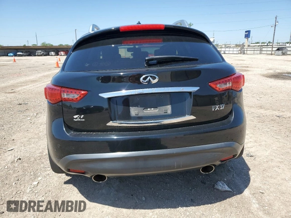 2013 Infiniti FX with VIN JN8CS1MU0DM141129, listed as a Copart auction lot 51896075 with 92,927 mi miles and Salvage Title. Bid and sale history available at carsss.com. Image 6.