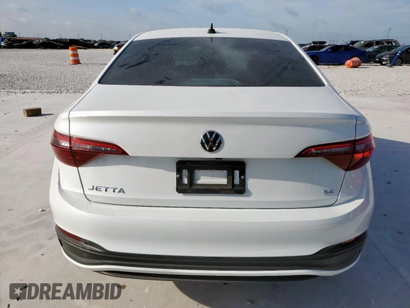 2023 Volkswagen Jetta SE with VIN 3VW7M7BUXPM012544, listed as a Copart auction lot 62155835 with 19,369 mi miles and Salvage title. Bid and sale history available at DreamBid. Image 6.