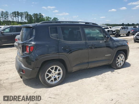 2020 Jeep Renegade Latitude with VIN ZACNJABB2LPL79764, listed as a Copart auction lot 55154135 with 79,101 mi miles and Salvage Title. Bid and sale history available at carsss.com. Image 3.