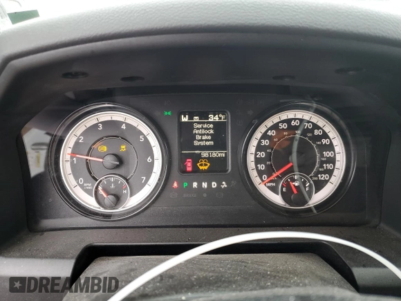 2018 Ram 1500 Tradesman z VIN 3C6JR6DT1JG234203, wystawiony jako Copart lot #43992345 z przebiegiem 98 180 mil mil oraz Szkoda całkowita • Salvage title. Historia ofert i sprzedaży dostępna na DreamBid. Obrazek 9.